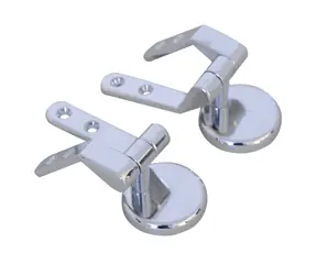 MSV Náhradní panty pro WC prkénko pozinkované / Panty / Zinek / 80x40x30 mm