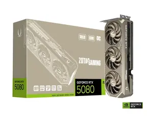 ZOTAC GeForce RTX 5080 SOLID Core OC 20th Anniversary Edition / Grafická karta / 2640 MHz / 16GB GDDR7 / 256bit