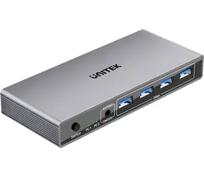 Unitek KVM přepínač 8K 60Hz / KVM přepínač / DisplayPort / USB 3.0 / 5 Gbps