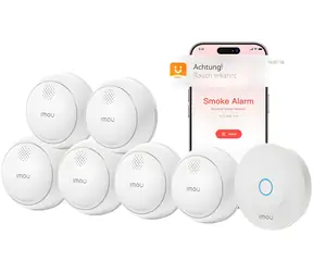 Imou ZSM1 Kit6 bílá / Sada detektorů kouře / alarm + 6x detektor kouře
