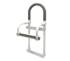 MSV SAFE bílo-šedé / Opěrné madlo do vany / hliník / nosnost 60 kg / 61 cm