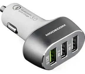 Modecom MC-CU3 / Autonabíječka / 3x USB-A / 3 A