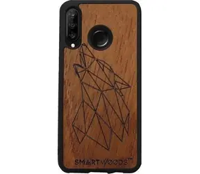 SmartWoods WOLF pouzdro pro Huawei P30 Lite / Pouzdro / dřevěné