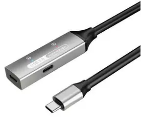 PremiumCord USB-C repeater 20m / Prodlužovací kabel / Male-Female / 5Gbps / Aluminium