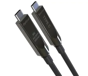 PremiumCord USB-C AOC kabel GEN2 15 m / Kabel / DisplayPort 1.4 / 8K 60Hz a 4K 144Hz / 10 Gbps