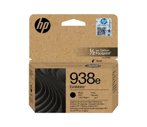HP 938e EvoMore černá / Originální inkoustová kazeta / HP OfficeJet Pro 9120e/9130e