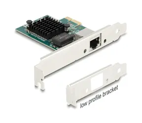 DeLock PCI Express x1 / Síťová karta / 1x Gigabit LAN RJ45 / BCM