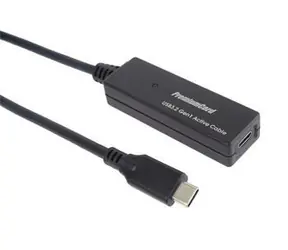 PremiumCord USB-C repeater a prodlužovací kabel Male-Female 10 m / Prodlužovací kabel / USB-C / 5 Gbps