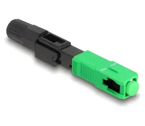 Delock optický konektor SC Simplex APC / Rychlokonektor / Pro montáž na místě