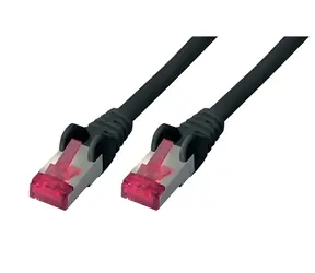 Shiverpeaks Cat.6A S/FTP černá / Patch kabel / RJ45-RJ45 / 10 m