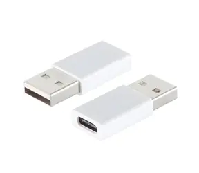 SCONN Adaptér USB-A(M) - USB-C(F) bílá / Adaptér / USB 3.1