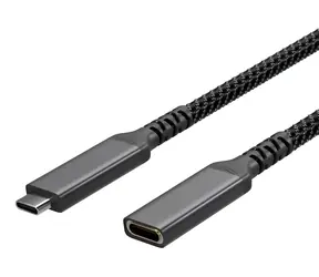 Sconn USB-C (M) - USB-C (F) 0,5 m / Prodlužovací kabel / USB 3.2 / PD / textilní opletení