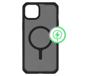 itSkins Hybrid R MagFrost černá / Kryt / iPhone 15 / 3m Drop