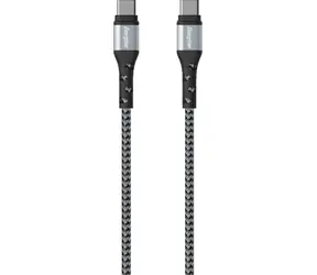 Energizer C521CKSL stříbrná / Kabel / USB-C - USB-C / 2 m