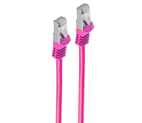 Shiverpeaks Cat7 S/FTP 1m purpurová / Patch kabel / RJ-45 / 600 MHz