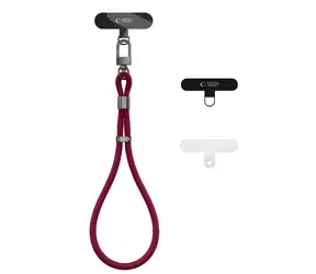 Tech-Protect C11S Rope vínová / Popruh na zápěstí pro smartphone