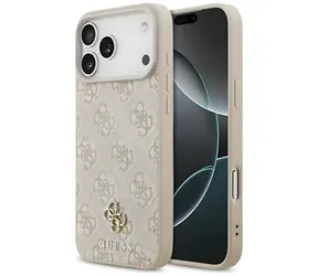 Guess 4G Small Classic Logo MagSafe růžová / Zadní kryt / MagSafe / Apple iPhone 17 Pro Max