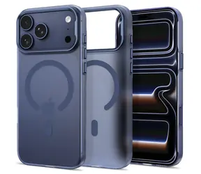 Tech-Protect MagZero MagSafe tmavě modrá matná / Kryt / Apple iPhone 17 Pro, 18 Pro / MagSafe