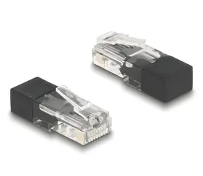 DeLock RJ45 konektor s ukončovacím odporem 60 Ohm / Konektor RJ45 / Přímý / 2 ks