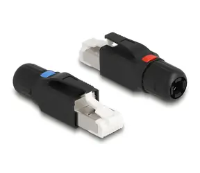 DeLock Konektor RJ45 Cat.6A montážní na místě / Konektor / Cat.6A