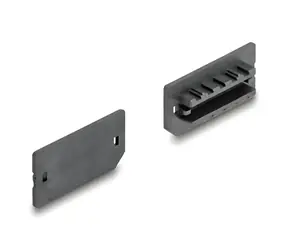 Delock prachová záslepka pro USB Type-E Key A/B samice černá / Prachová záslepka / 10 ks