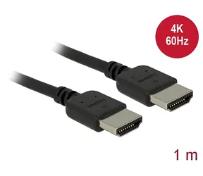 Delock Premium HDMI 2m / Kabel HDMI / 4K / 60 Hz