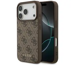 Guess 4G Classic hnědá / Zadní kryt / iPhone 17 Pro
