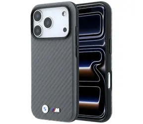 BMW M Carbon Metal Logo grafitová / Zadní kryt / MagSafe / iPhone 17 Pro