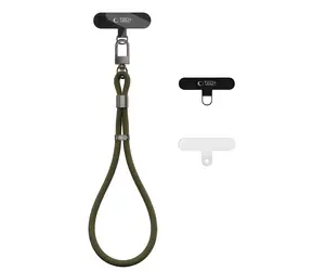 Tech-Protect C11S Rope tmavě zelená / Popruh na zápěstí pro smartphone
