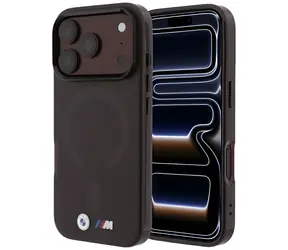 BMW M IML Frosted Metal Logo & Trims vínová / Zadní kryt / MagSafe / iPhone 17 Pro Max