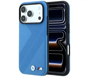 BMW M Tire Track Metal Logo modrá / Zadní kryt / MagSafe / iPhone 17 Pro