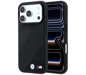 BMW M Tire Track Metal Logo MagSafe kryt iPhone 17 Pro Max černá / Zadní kryt / Kovový / MagSafe