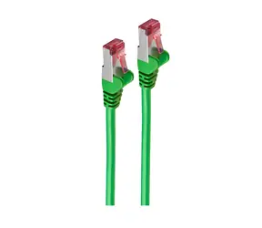 Shiverpeaks Cat 6A S/FTP zelená / Patch kabel / 0,15 m