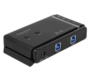 Delock USB 3.0 přepínač 2 PC – 2 zařízení / Přepínač / USB 3.0