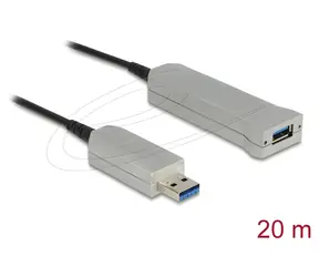 Delock Aktivní optický kabel USB Typ-A / Kabel / USB 5 Gbps / 20 m / aktivní