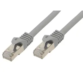 Sconn BASIC-S Cat7 0,5 m šedá / Patch kabel / U/FTP / RJ-45 / Slim