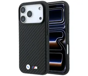 BMW M Carbon Metal Logo černá / Zadní kryt / MagSafe / iPhone 17 Pro Max