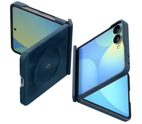 Spigen AirSkin Aramid MagFit tmavě modrá / Ochranný kryt / pro Samsung Galaxy Z Flip 8 / MagSafe