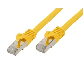 Shiverpeaks Patch kabel Cat7 žlutá / Patch kabel / S/FTP / RJ-45 / 1 m / 600 MHz