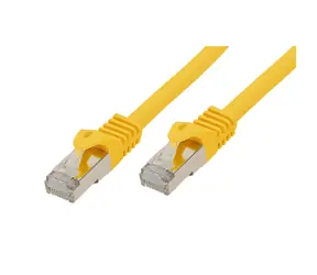 Shiverpeaks BASIC-S Cat7 slim žlutá / Patch kabel / U/FTP / RJ-45 / 1 m