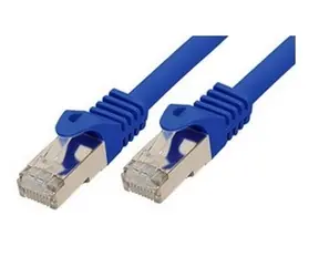 Sconn BASIC-S modrá / Patch kabel / RJ-45 / Cat7 S/FTP / 0,25 m / 600 MHz