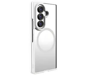 UNIQ Veren AF MagClick bílá / Kryt / Samsung Galaxy Z Flip8 / Magnetické nabíjení