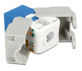Delock Keystone modul RJ45-LSA modrý / Keystone modul / Cat.6 / UTP