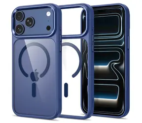 Tech-Protect MagMat transparentní tmavě modrá / Kryt / Apple iPhone 17 Pro, 18 Pro / MagSafe