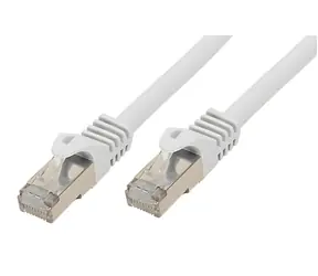 BASIC-S Patch kabel Cat7 bílá / Patch kabel / S/FTP / RJ-45 / 1 m / 600 MHz