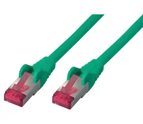 Shiverpeaks Patch kabel Cat.6A S/FTP zelený, 5 m / Patch kabel / RJ-45 / bezhalogenový / GHMT certifikace