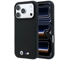 BMW M Quadrille Kevlar Metal Logo černá / Zadní kryt / MagSafe / iPhone 17 Pro Max/18 Pro Max