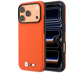 BMW M Quadrille Kevlar MagSafe kryt pro iPhone 17 Pro Max oranžová / Zadní kryt / Kevlar / MagSafe