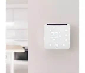 Fibaro Nice Clima-Control bílá / Chytrý termostat / Z-Wave / LED displej / Alexa & Google Assistant