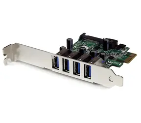 StarTech PCIe karta 4x USB-A 3.0 / Řadič USB / USB 3.2 Gen 1 / NEC uPD720201